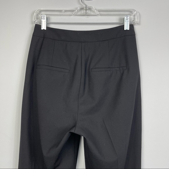 Universal Standard Wool Cropped Trousers High Waisted Pleated Front Pants 4XS 0 - Picture 6 of 16